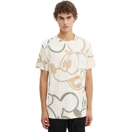 Póló Desigual. Rövid ujjú Mickey egér póló felirattal 24WMTK31 Póló Desigual. Rövid ujjú Mickey egér póló felirattal 24WMTK31